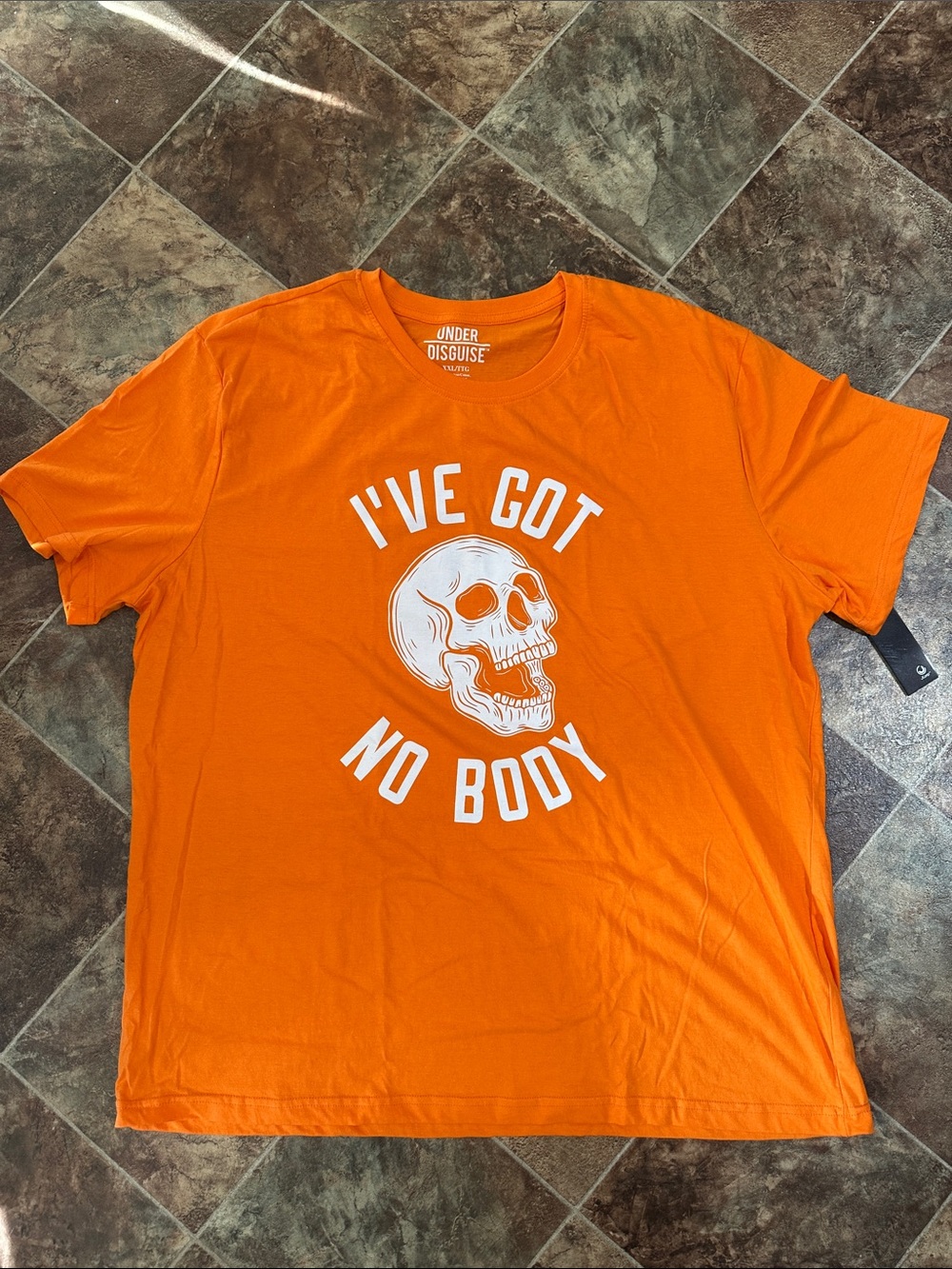 Wordplay Halloween graphic humour I’ve got no body